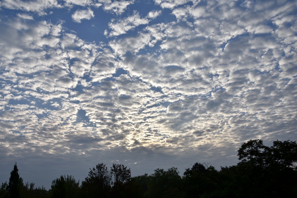 Mooie wolkjes, 7:30 uur - Weer en landschap - 