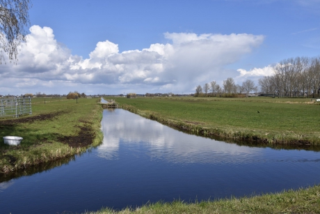 Wolken boven de polder !